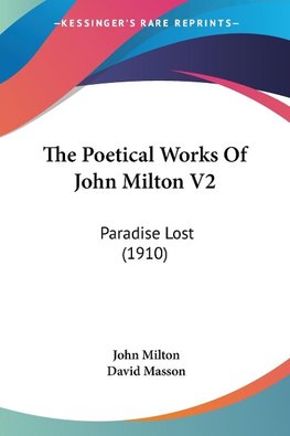 The Poetical Works Of John Milton V2