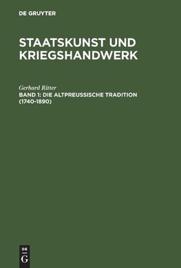 Die altpreußische Tradition (1740-1890)