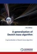 A generalization of Deutch-Jozsa algorithm