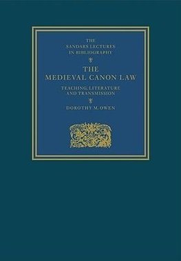 The Medieval Canon Law