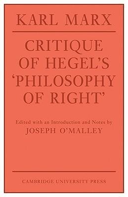 Critique of Hegel's 'Philosophy of Right'