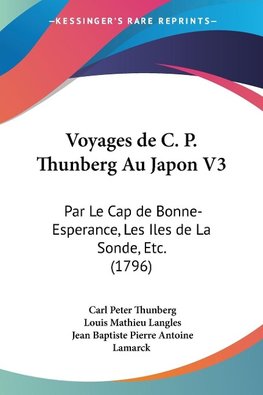 Voyages de C. P. Thunberg Au Japon V3