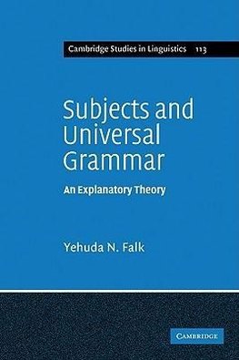 Subjects and Universal Grammar