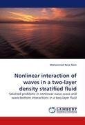 Nonlinear interaction of waves in a two-layer density stratified fluid