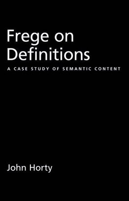 Horty, J: Frege on Definitions