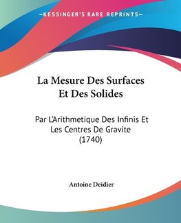 La Mesure Des Surfaces Et Des Solides