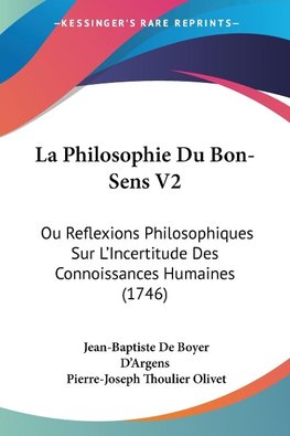 La Philosophie Du Bon-Sens V2