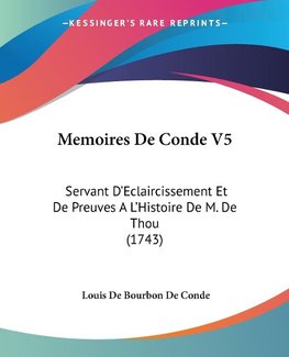 Memoires De Conde V5