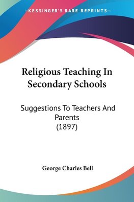 Religious Teaching In Secondary Schools