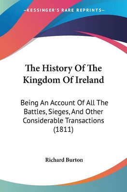 The History Of The Kingdom Of Ireland