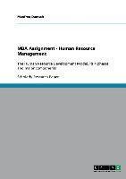 MBA Assignment - Human Resource Management