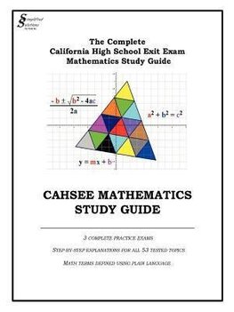 CAHSEE MATHEMATICS STUDY GUIDE