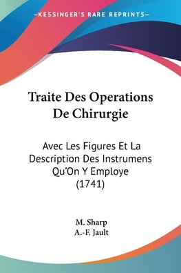 Traite Des Operations De Chirurgie