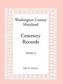 Washington County Maryland Cemetery Records