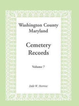 Washington County Maryland Cemetery Records