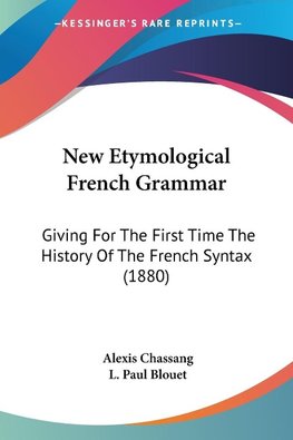 New Etymological French Grammar