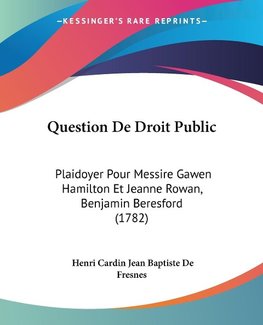 Question De Droit Public