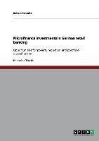 Microfinance investments in German retail banking