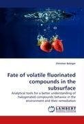 Fate of volatile fluorinated compounds in the subsurface