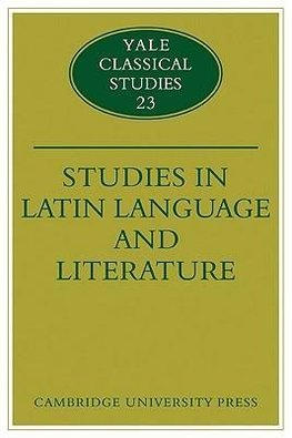 Studies in Latin Language and Literature