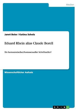 Eduard Rhein alias Claude Borell