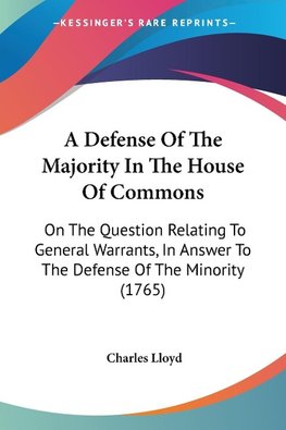 A Defense Of The Majority In The House Of Commons