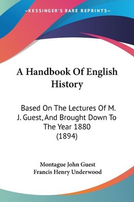 A Handbook Of English History