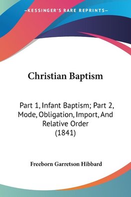 Christian Baptism