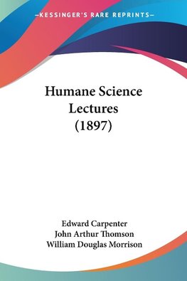 Humane Science Lectures (1897)