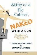 Sitting on a File Cabinet, Naked, with a Gun