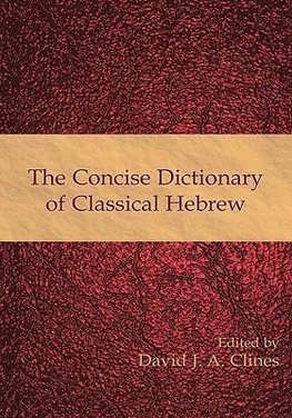 Clines, D: Concise Dictionary of Classical Hebrew