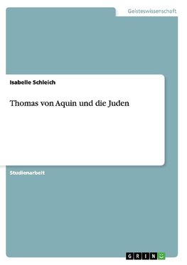 Thomas von Aquin und die Juden