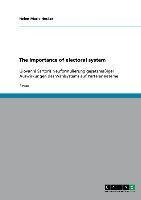 The importance of electoral system