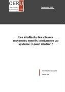 les étudiants des classes moyennes sont-ils condamnés au système D pour étudier ?