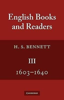 English Books and Readers 1603 1640