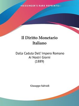 Il Diritto Monetario Italiano