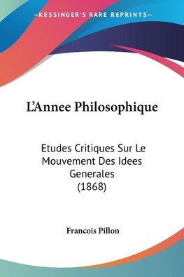 L'Annee Philosophique