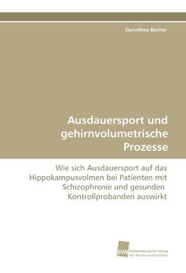 Ausdauersport und gehirnvolumetrische Prozesse