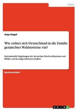 Wie ordnet sich Deutschland in die Familie gemischter Wahlsysteme ein?