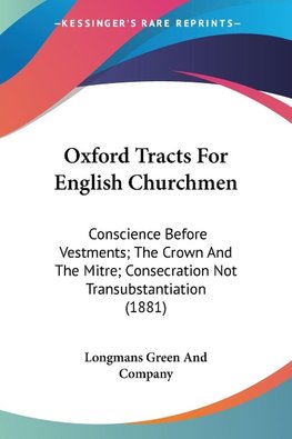 Oxford Tracts For English Churchmen