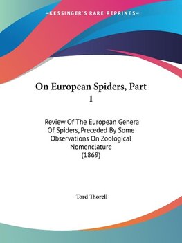 On European Spiders, Part 1