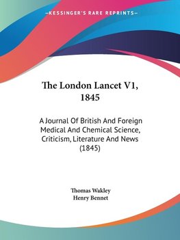 The London Lancet V1, 1845