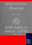 Instruction Manual for the MG 1,5 Litre