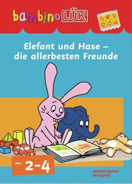 bambinoLÜK-Set. Elefant und Hase - die allerbesten Freunde