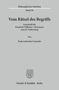 Vom Rätsel des Begriffs.