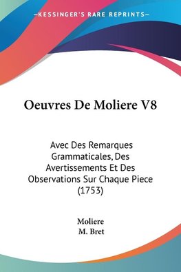 Oeuvres De Moliere V8