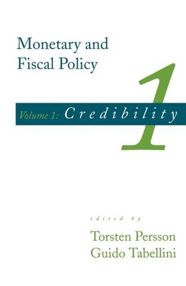 Monetary and Fiscal Policy, Volume 1