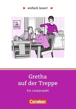 Gretha auf der Treppe