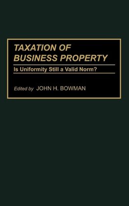 Taxation of Business Property