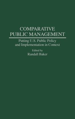 Comparative Public Management